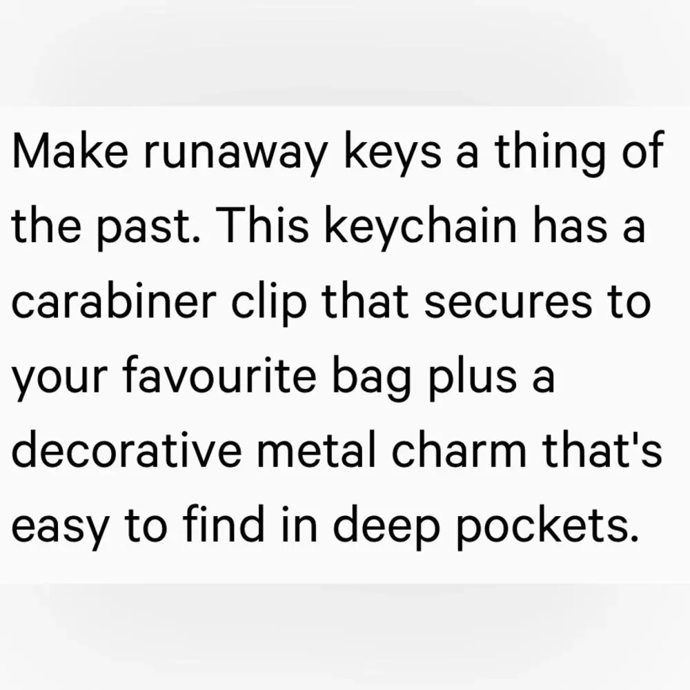 Everywhere Belt Bag Key Charm Butter Cream/Gold Key Charm